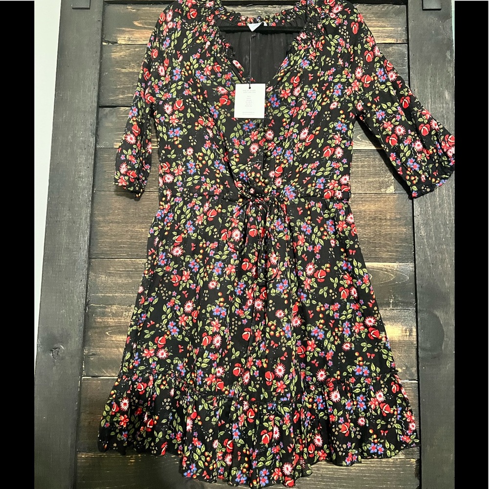 • Secret Language • Colorful Floral Dress •